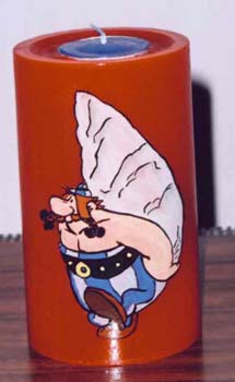 Obelix candle